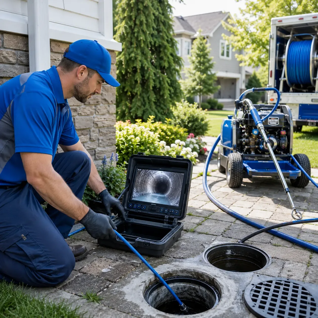 Outdoor drain cleaning professionals serving Bellwood, PA